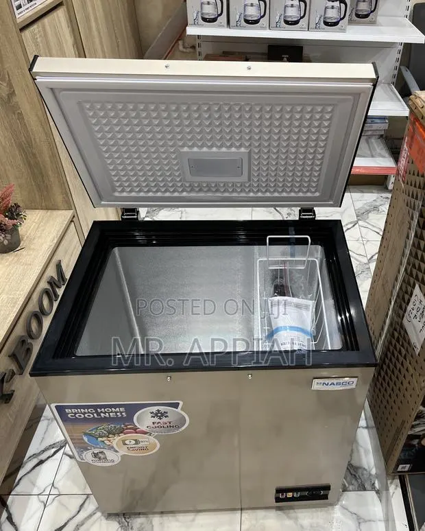 Get Unique Nasco Nas200fl 1 Door Electric Chest Freezer(Gold)150l · Photo 1