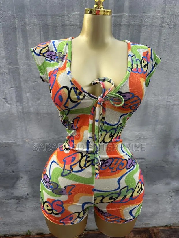Colourful Bodycon Romper