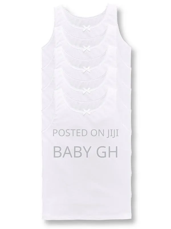 Primark Girls Vests for Kids- 5 Pack · Photo 1