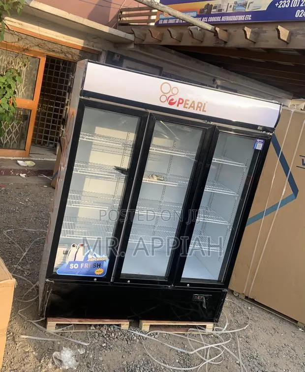 Order Quality Pearl Pvc—1540-28ab 3 Door Electric Display Fridge · Photo 1