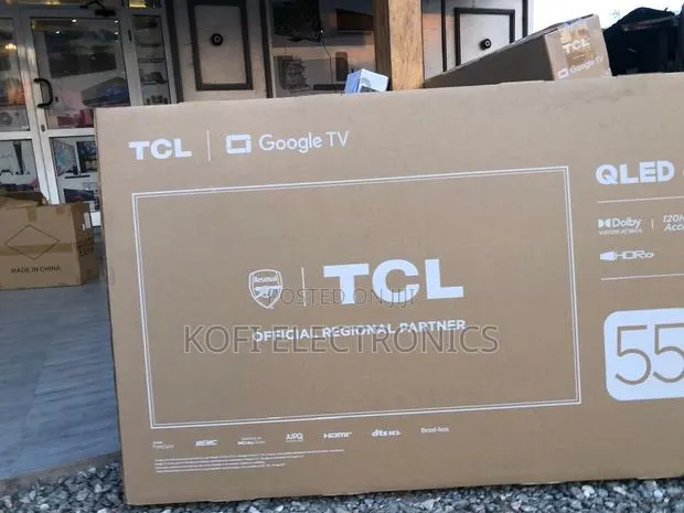 TCL 55” Qled Tv Brilliant Display Smart Features · Photo 1