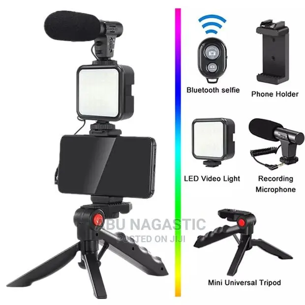 Pk-771 Blogging Kits 5in1 Tripod Led Light · Photo 1