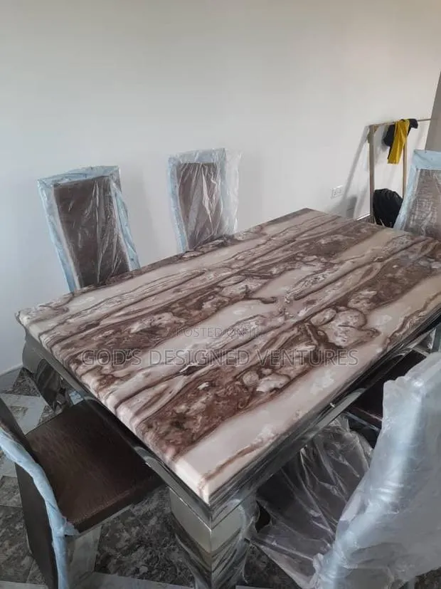Authentic 6 Seater Marble Dining · Photo 1