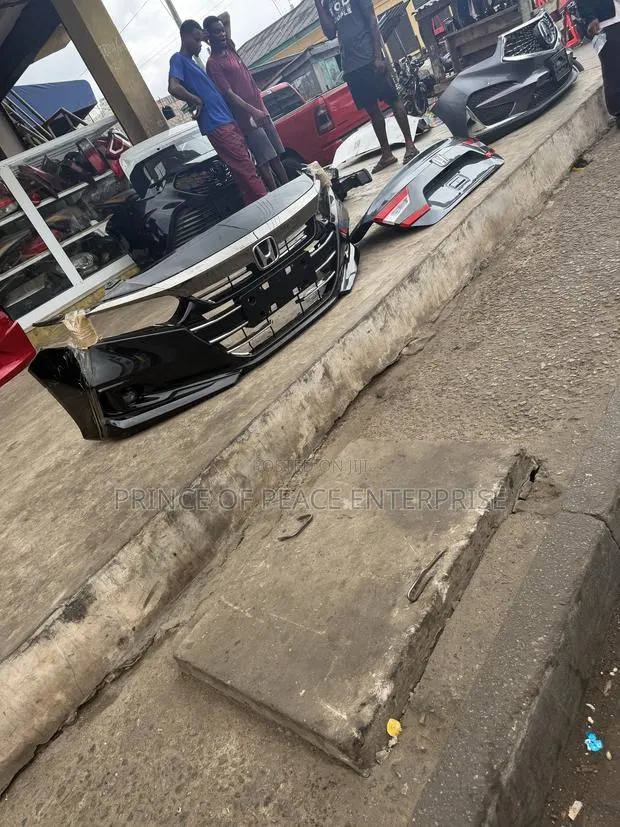 Honda Accord 2021 2022 Home Used Complete Black Front Bumper · Photo 1