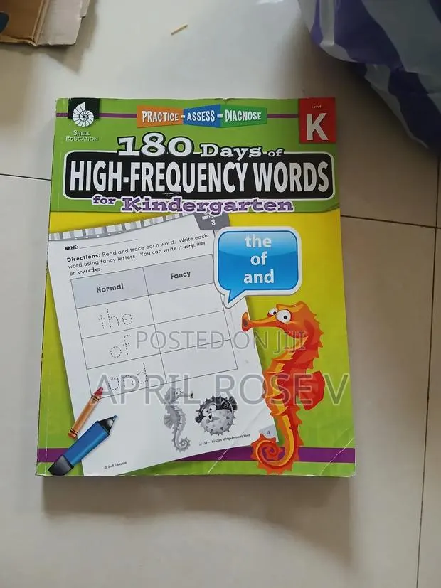 Kindergarten High Frequency Words Activity Book · Photo 1