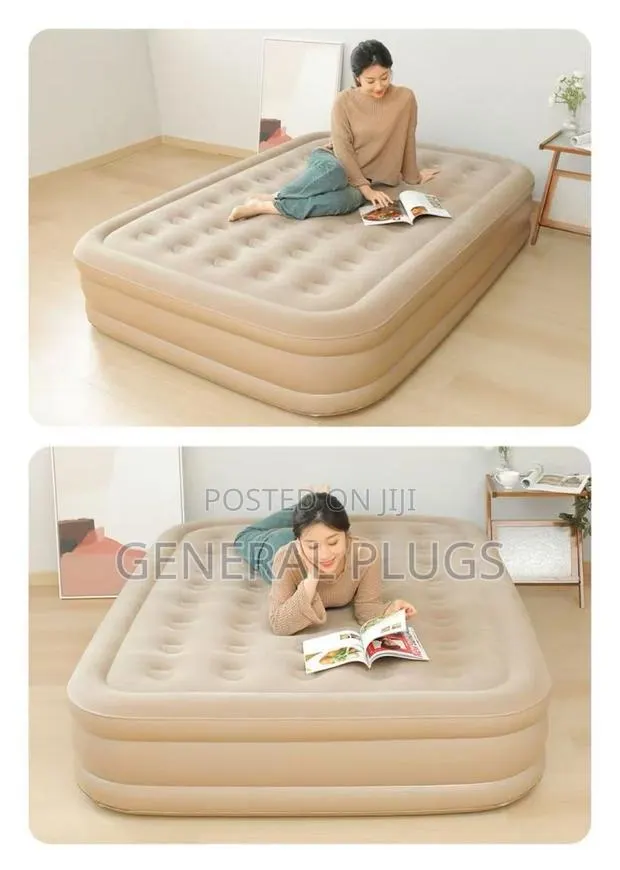 Double Size Inbuilt Automatic Pump Air Mattress · Photo 1