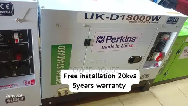 Perkins 20kva Generator – Long Lasting Power Supply Machine · Photo 1