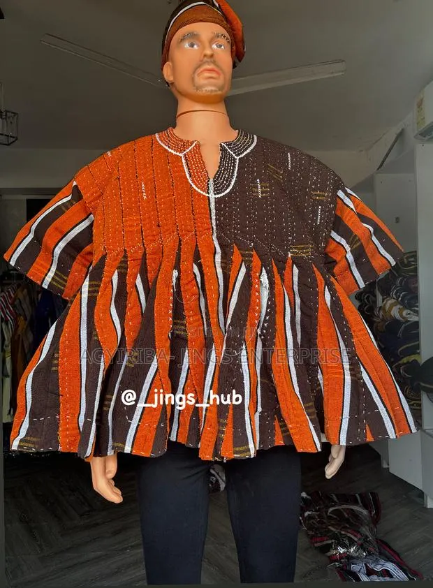 Brown and Orange Men’S Smock · Photo 1