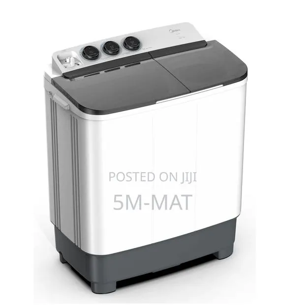 Dual Force Pulsator Midea 12kg Twin Tub Washing Machine, White · Photo 1