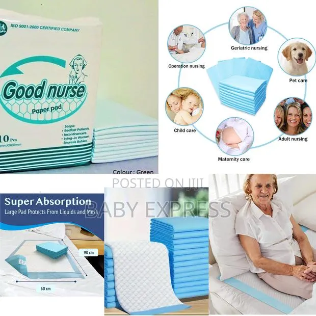 Disposable Hospital Bed Mats– Absorbent Pregnancy Adult Nursing Mats · Photo 1