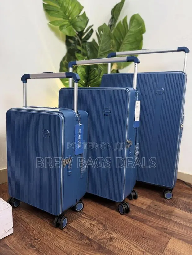 Quality 3set Bubule Wide Handle Front Back Zip Traveling Bag. · Photo 1