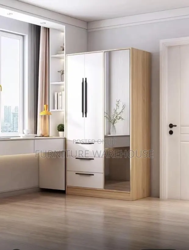 Modern Three Door Wooden Wardrobe · Photo 1