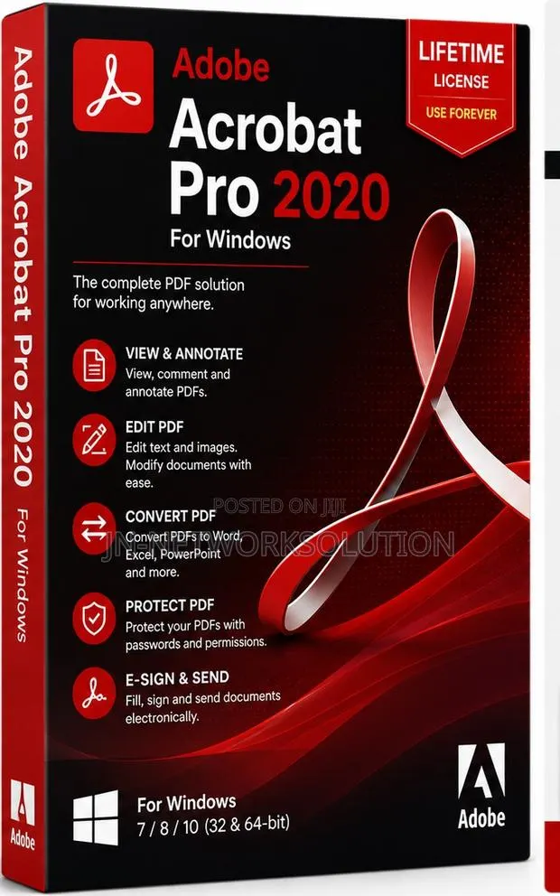 Adobe Acrobat Pro 2020 for Windows (Lifetime) · Photo 1