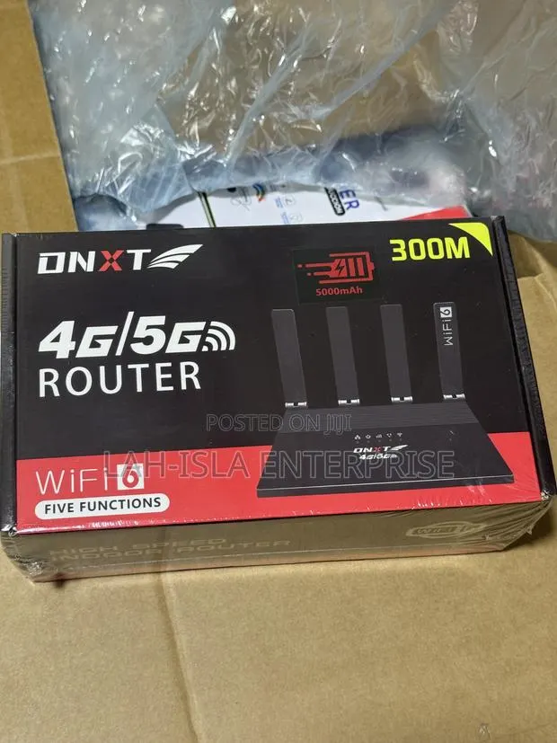 DNXT 4g/5g WiFi 6 Router 5000mAh Battery 300Mbps · Photo 1