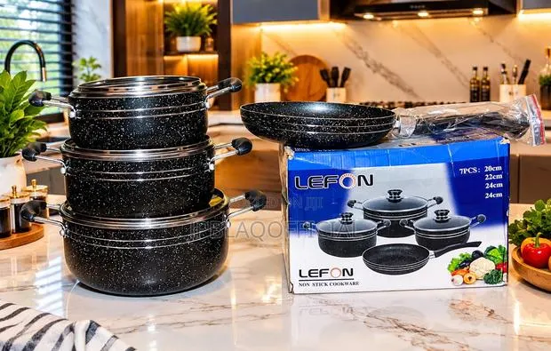 Premium Beautiful Strong 7pcs Non-Stick Cooking Pot. · Photo 1