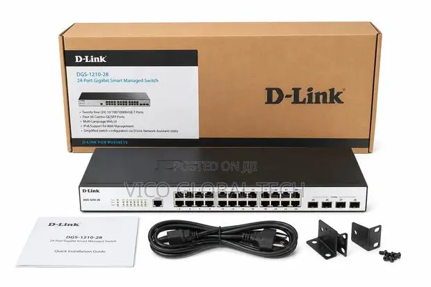 D-Link DGS-1210-28 – 24-Port Gigabit Smart Managed Switch · Photo 1