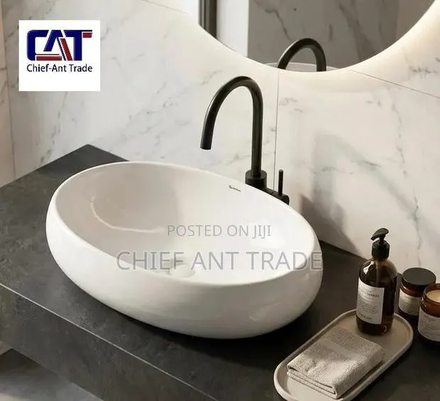 Pedicure/ Countertop Basin B3352 White · Photo 1