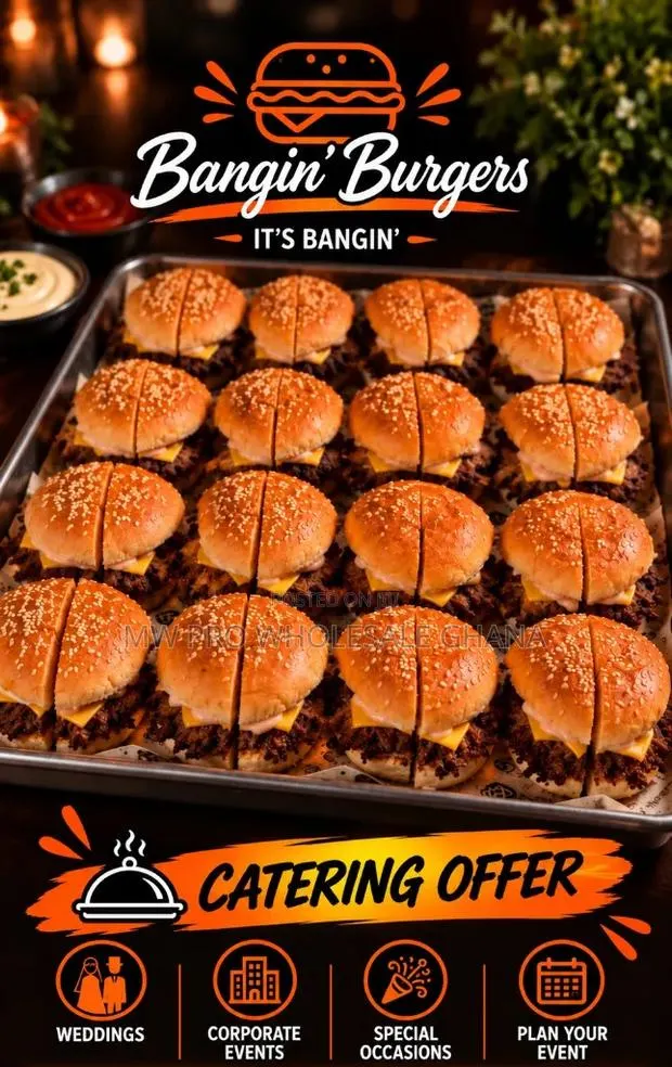 Catering Offer From Bangin Burgers Best Fastood in Ghana · Photo 1