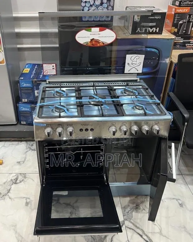 Extremely Affordable Mediatech 60x90cm Glass Lid 5 Gas Cooker · Photo 1