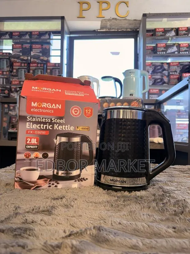Morgan 2.0L Stainless Steel Electric Kettle FK-0321B 1500W · Photo 1
