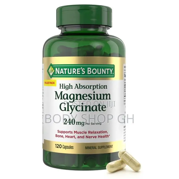 Nature’S Bounty High Absorption Magnesium Glycinate 240 Mg - 120 Caps · Photo 1