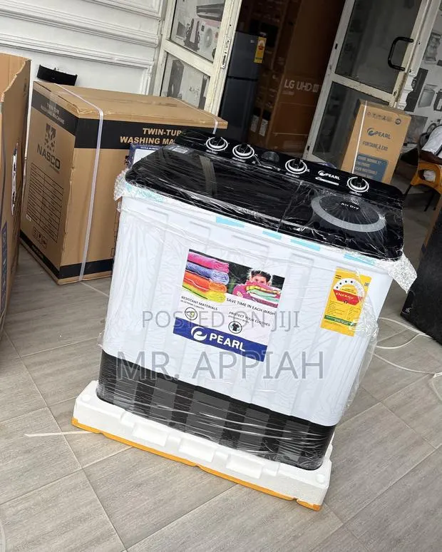 Extremely Classic Pearl 15kg Top Load Washing Machine(White/Black) · Photo 1