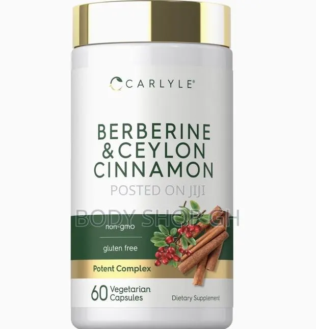 Carlyle Berberine With Ceylon Cinnamon | 60 Capsules | · Photo 1