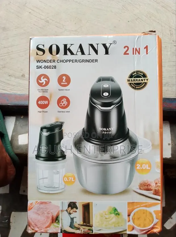 Sokany 2in1 Food Processor · Photo 1