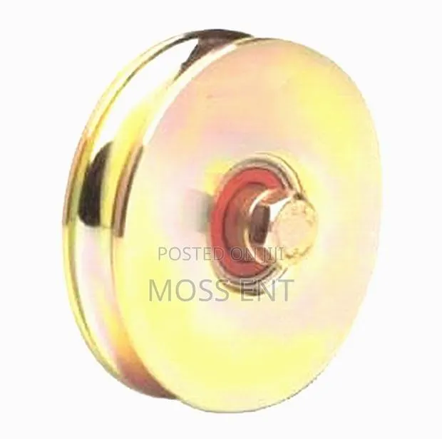 Iron Gate Caster 80mm No Bar Single With Screw - W · Photo 1