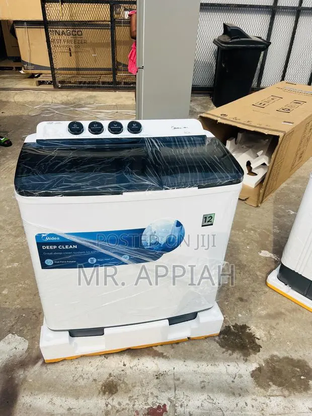 Check Out Adorable Midea 18kg Semi-Automatic Washing Machine(White) · Photo 1