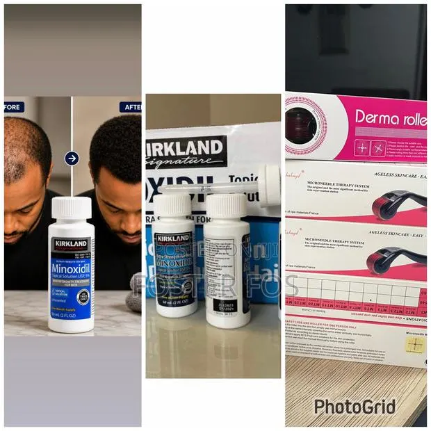 Kirkland Minoxidil and Derma Roller · Photo 1