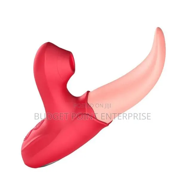 2in1 Realistic Tongue Licking Sucking Vibrator - Rechargeable · Photo 1