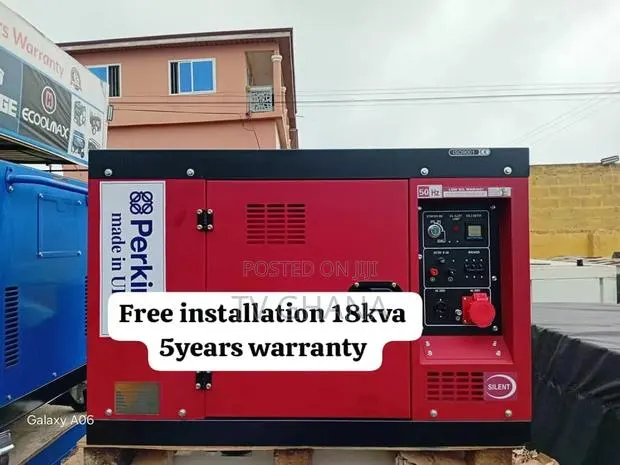 Perkins 18kVA Diesel Generator – Durable, Efficient Affordable 18kva · Photo 1