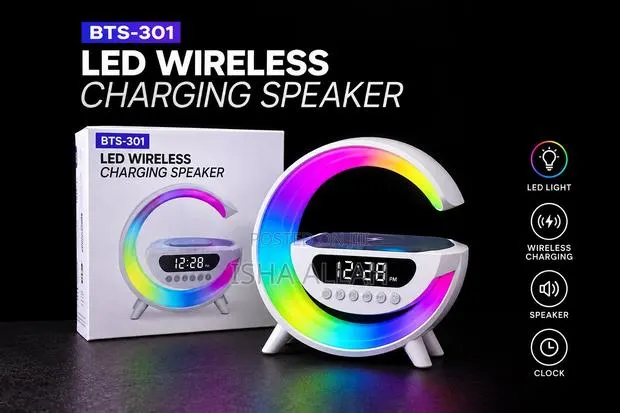 GlowBeat Wireless Charging Speaker · Photo 1