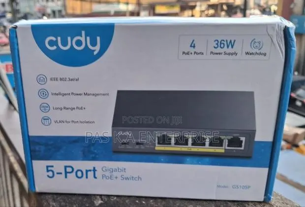 Cudy 4 Port Gigabit Poe+ Switch · Photo 1