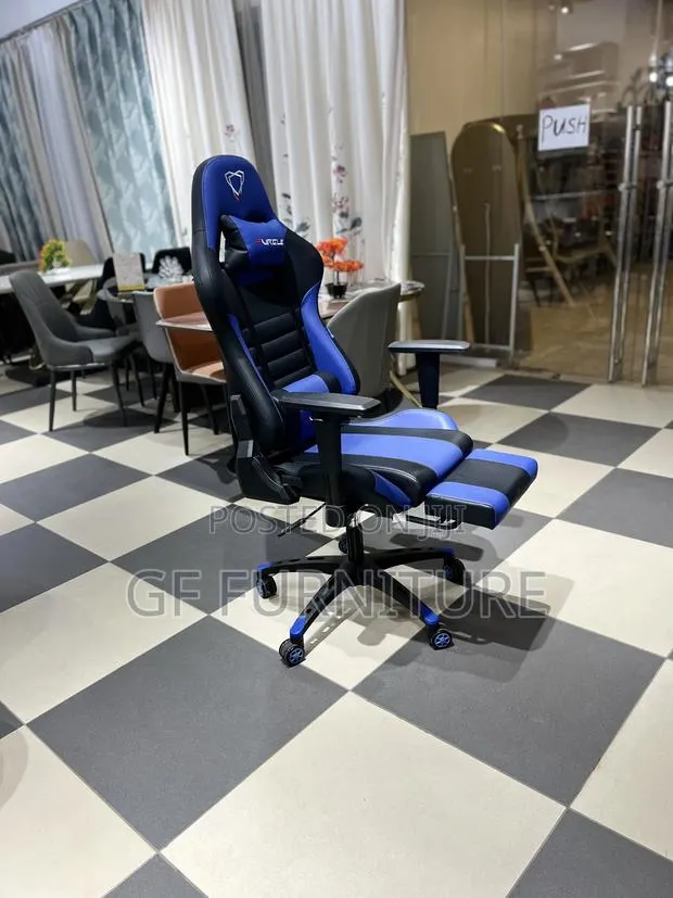 Furgle High-back Gaming Chair With Footrest · Photo 1