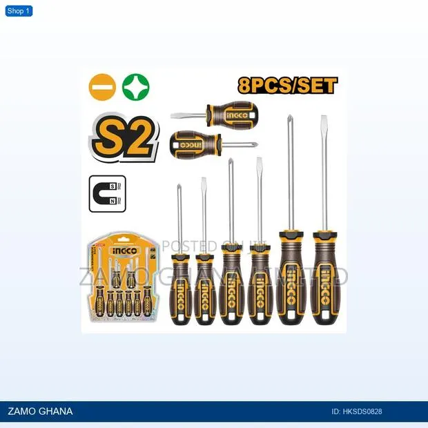 8 PCS Screwdriver - Hksds0828 · Photo 1