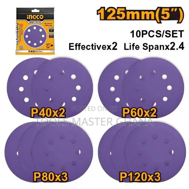 Purple Sanding Disc - Akrs125101 · Photo 1