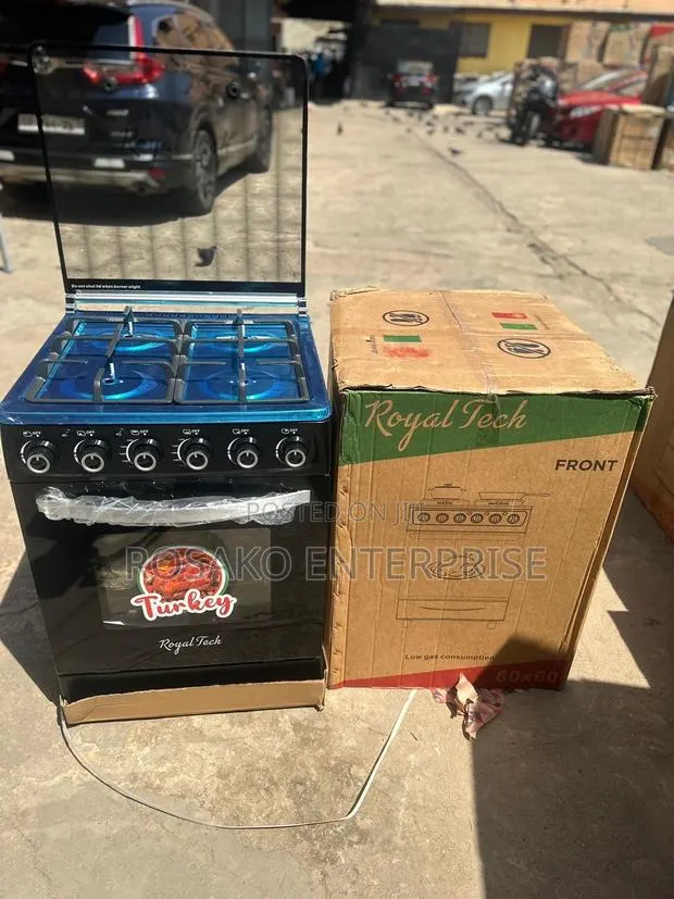 Royal Tech 60*60 Gas Cooker Auto Ignition · Photo 1