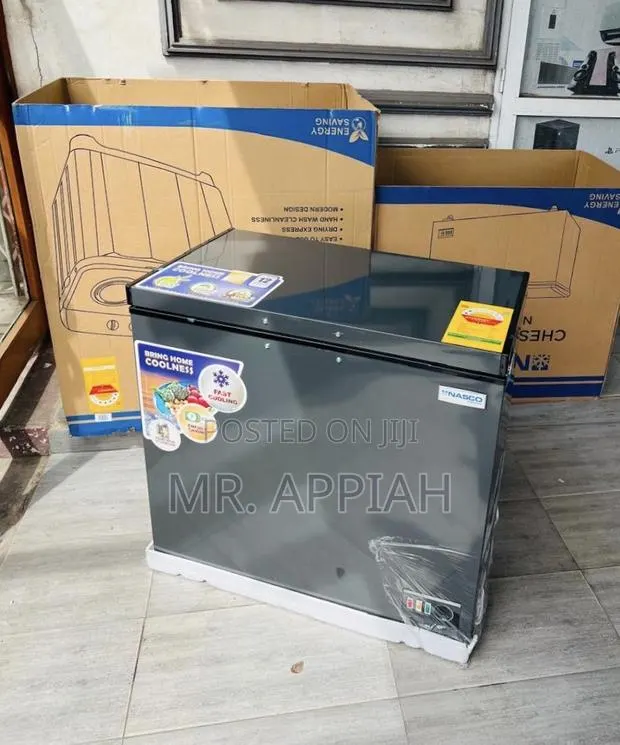 Choose Nasco Single Door Chest Freezer(Nas-425fl)318l,Gray · Photo 1