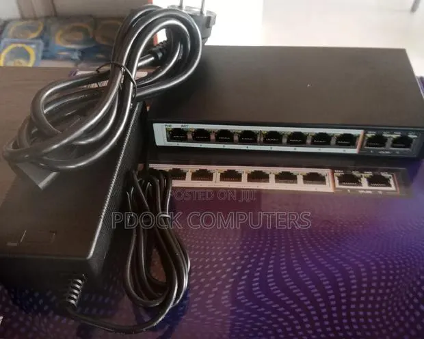 Extralink 8port Poe With 2 Ethernet Uplink Switch Unmanaged · Photo 1