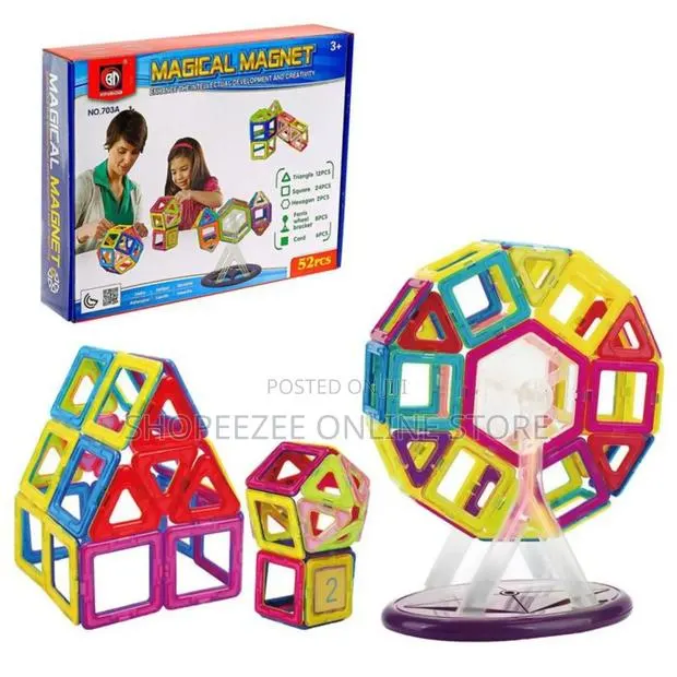 52pcs Magnetic Building Blocks / Construction Blocks / Lego · Photo 1
