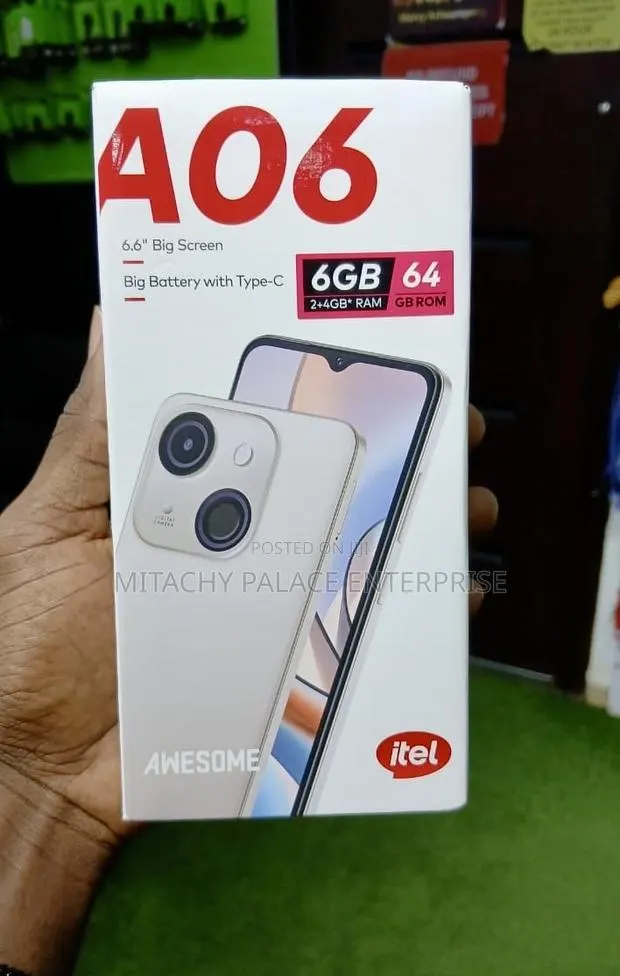 New Itel A06 64 GB Black · Photo 1