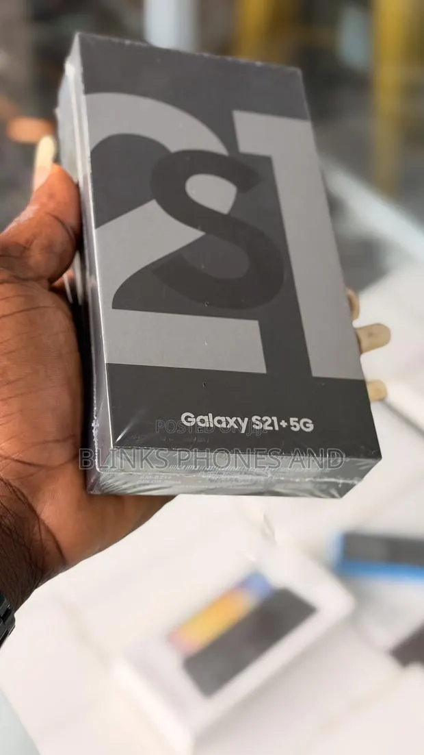 New Samsung Galaxy S21+ 5G 128 GB Black · Photo 1