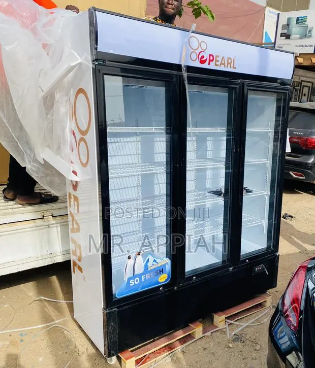 Check Out Pearl PVC-150 3 Door Electric Display Fridge. · Photo 1