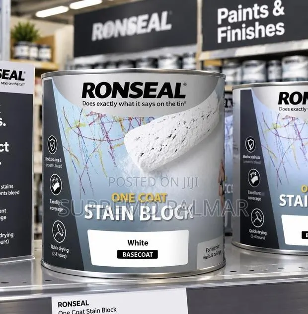 Ronseal Stain Block Primer 750ml – Seals Grease, Smoke Water Damage · Photo 1