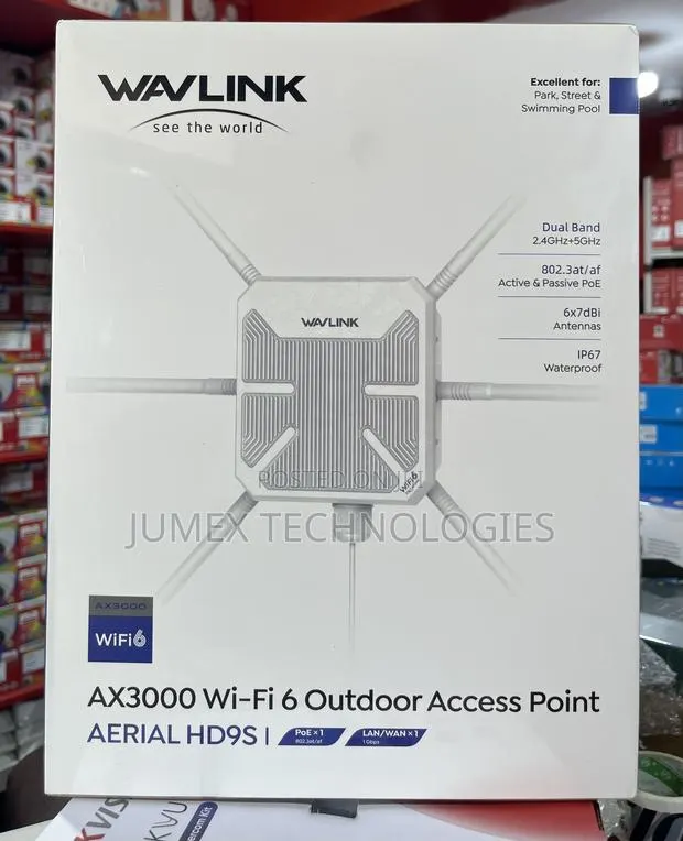 WAVELINK AX3000 Wi-Fi 6 Outdoor Access Point WITH POE WL-WN588HX3 · Photo 1