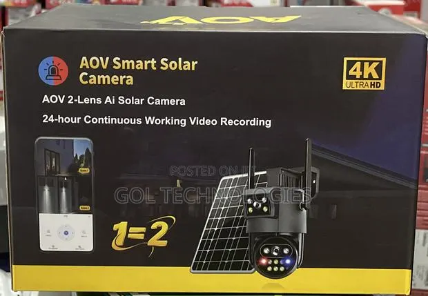 Aov Dual Lens 4g Solar Camera S12 · Photo 1