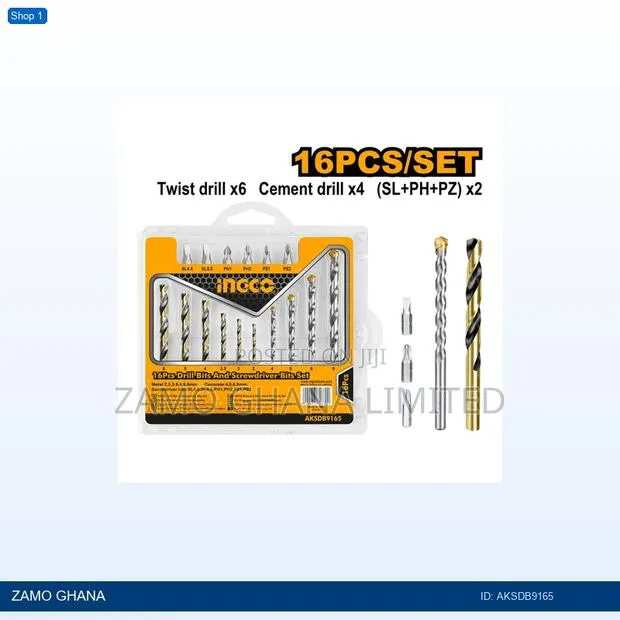 16pcs Drill Bits Screwdriver Bits - Aksdb9165 · Photo 1