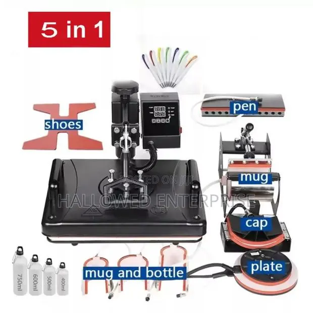 Special Edition 5in1 Combo Heat Press Machine With 6in1 Pen Press · Photo 1